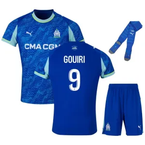 Marseille GOUIRI 2025/26 Third Kids’ Kit - Blue