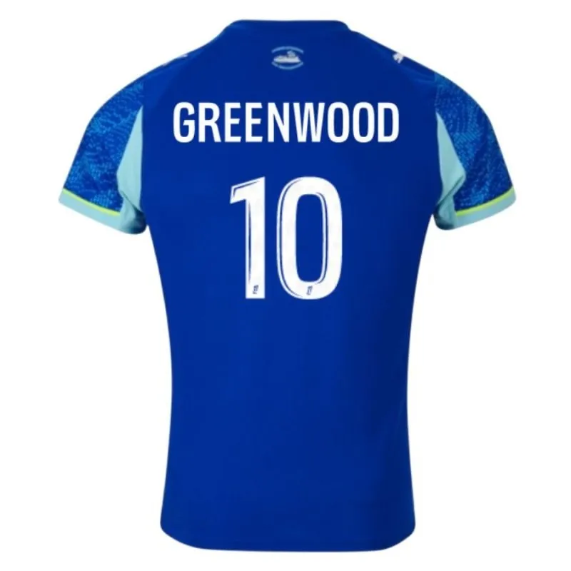 Marsella GREENWOOD 2025/26 Tercera Camiseta Infantil - Azul
