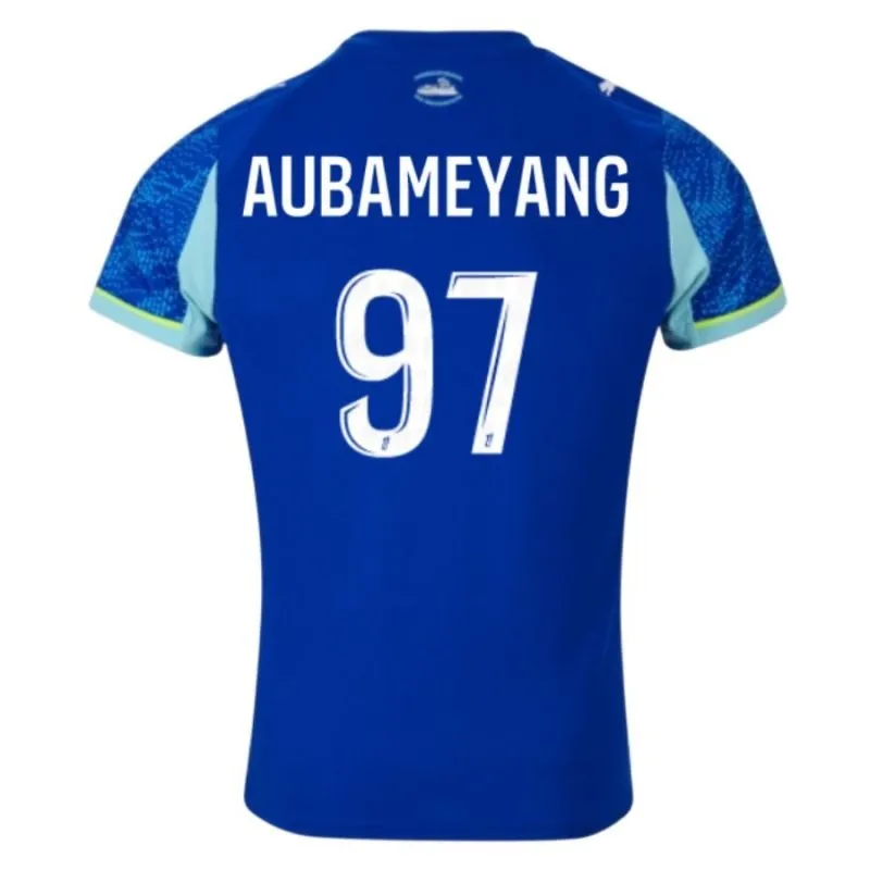 Marseille AUBAMEYANG 2025/26 Drittes Kinder-Kit – Blau