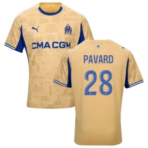 Marseille Viertes Trikot 2025/26 PAVARD