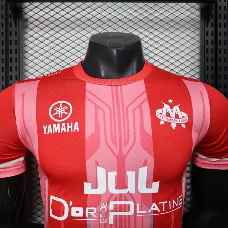Olympique de Marseille Maillot de Joueur Édition Spéciale 2025/26 - Rouge