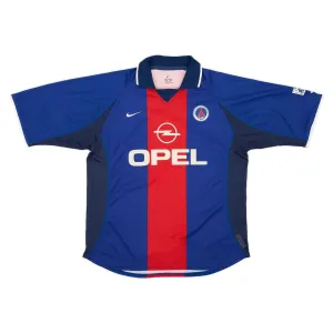Paris Saint-Germain 2000/01 Retro Home Jersey - Blue/Red