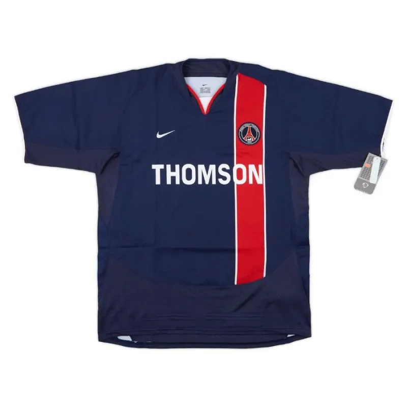 Paris Saint-Germain PAULETA 2003/04 Retro Home Jersey - Blue/Red
