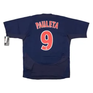 Paris Saint-Germain PAULETA 2003/04 Retro Home Jersey - Blue/Red