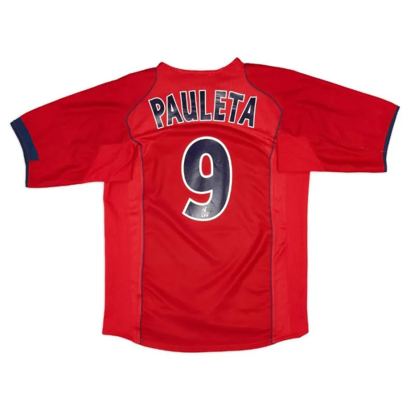 Paris Saint-Germain PAULETA 2004/05 Maglia da trasferta retrò - Rossa