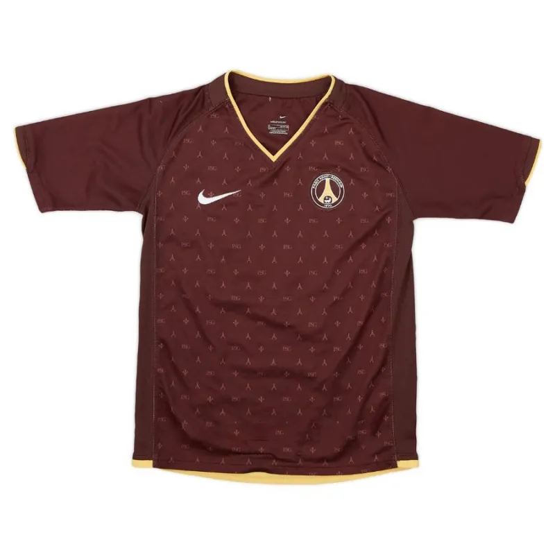 Paris Saint-Germain 2006/07 Retro Away Jersey - Chocolate