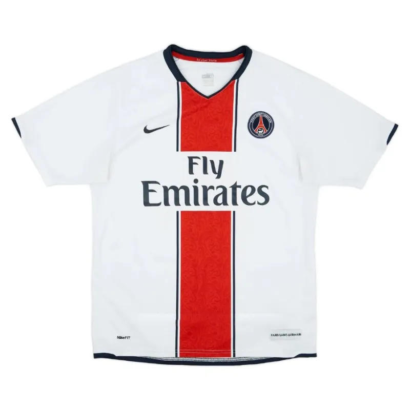 Paris Saint-Germain 2007/08 Retro Away Jersey - White