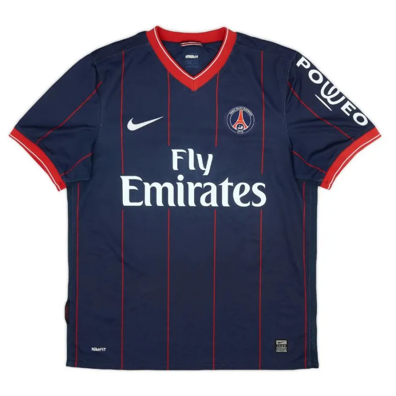 Paris Saint-Germain GIULY 2009/10 Retro Home Jersey - Blue/Red