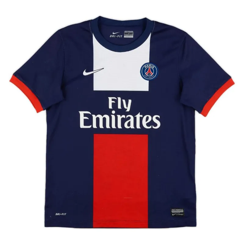 Paris Saint-Germain 2013/14 Retro Home Jersey - Blue/Red