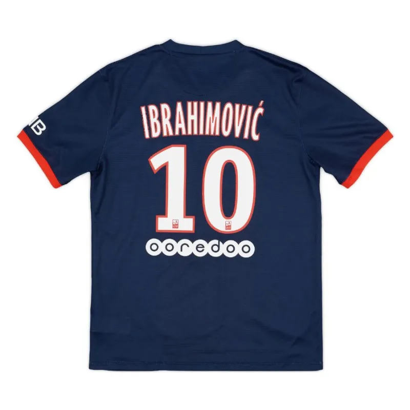 Paris Saint-Germain IBRAHIMOVIC 2013/14 Retro Home Jersey - Blue/Red