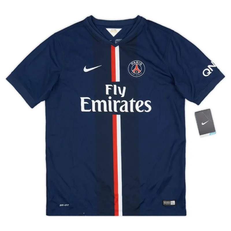 Paris Saint-Germain T.SILVA 2014/15 Retro Home Jersey - Blue
