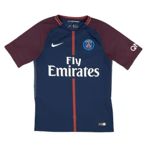 Paris Saint-Germain 2017/18 Retro Home Jersey - Blue
