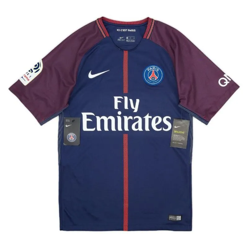 Paris Saint-Germain DI MARIA 2017/18 Retro Home Jersey - Blue