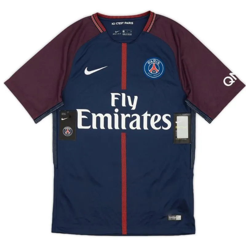 Paris Saint-Germain NEYMAR 2017/18 Retro Home Jersey - Blue