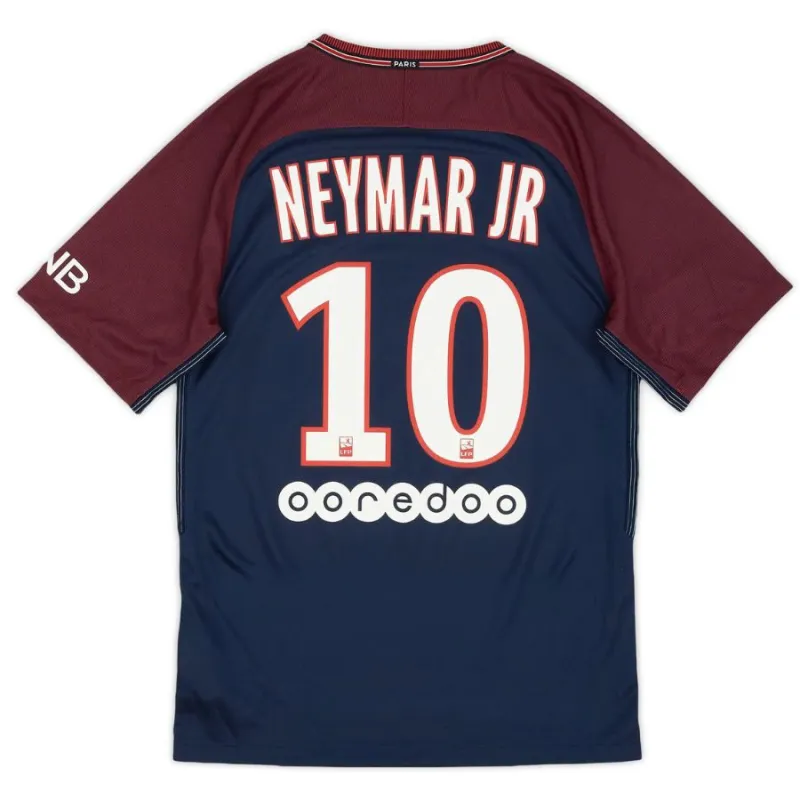 Paris Saint-Germain NEYMAR 2017/18 Retro Home Jersey - Blue