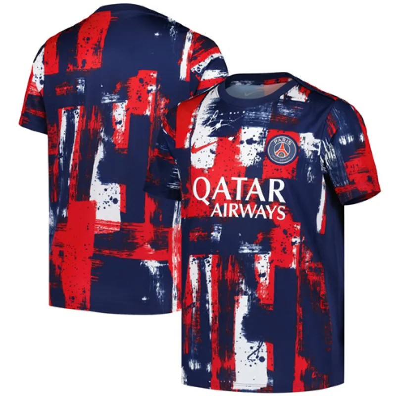 Kit de entraînement de Paris Saint-Germain 2024/25 domicile - Bleu/Rouge