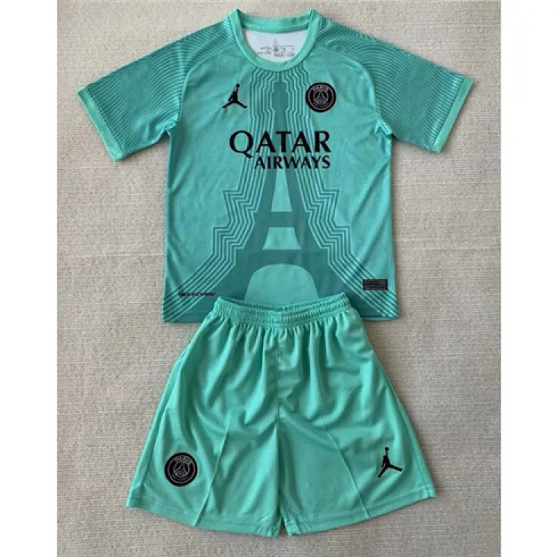 Paris Saint-Germain Kids' Jersey and Shorts 2024/25 - Green
