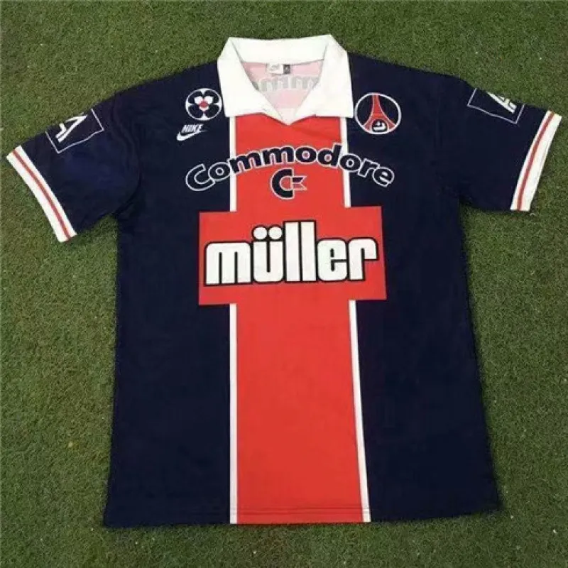 Paris Saint - Germain Retro Jersey 1991/92 Home - Blue