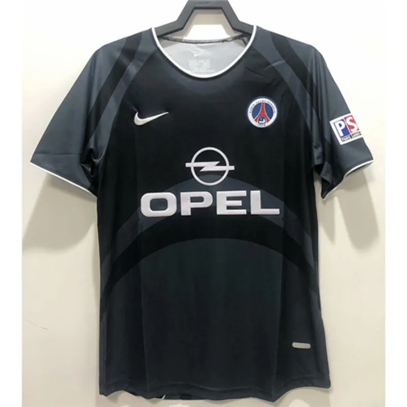 Paris Saint - Germain Retro Third Kit 2001 - Black