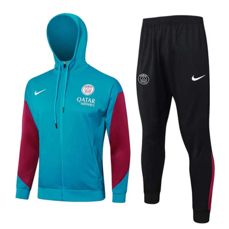 Giacca sportiva con cappuccio di Paris Saint - Germain 2024/25 - Blu
