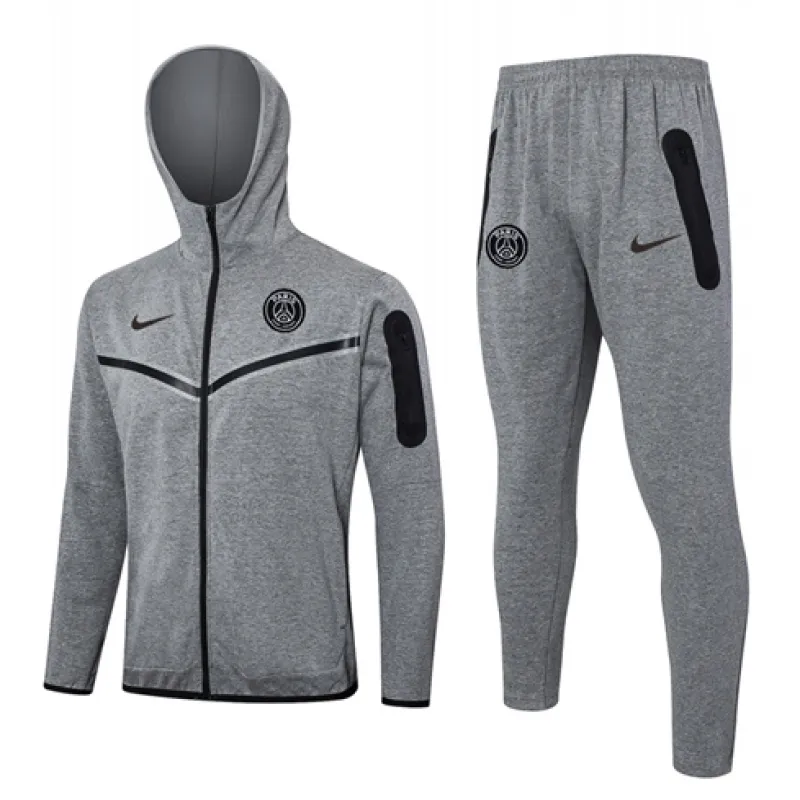 Veste de sport à capuche de Paris Saint - Germain 2024/25 - Gris