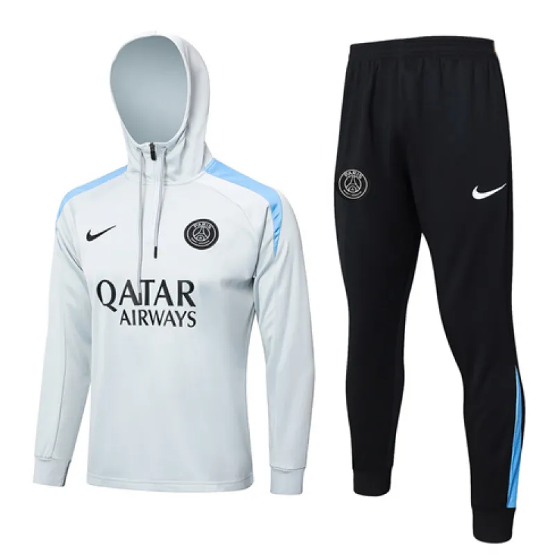 Paris Saint - Germain hooded sportswear 2024/25 - Light grey
