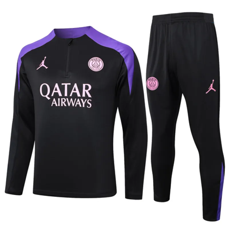 Paris Saint-Germain children's sportswear 2024/25 - Black