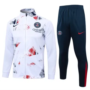 Paris Saint-Germain children's sports jacket 2024/25 - White