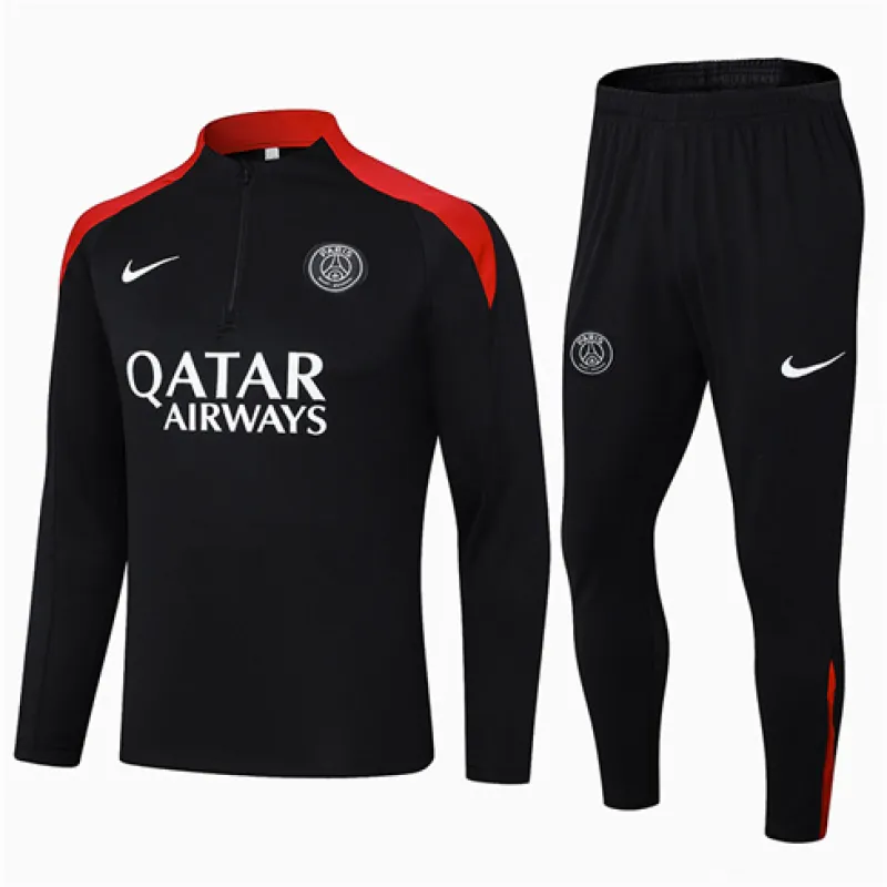 Paris Saint-Germain children's sportswear 2024/25 - Black