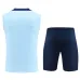 Conjunto de pantalones cortos y chaleco de Paris Saint-Germain 2024/25 - Azul