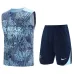 Conjunto de pantalones cortos y chaleco de Paris Saint-Germain 2024/25 - Azul