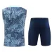 Conjunto de pantalones cortos y chaleco de Paris Saint-Germain 2024/25 - Azul