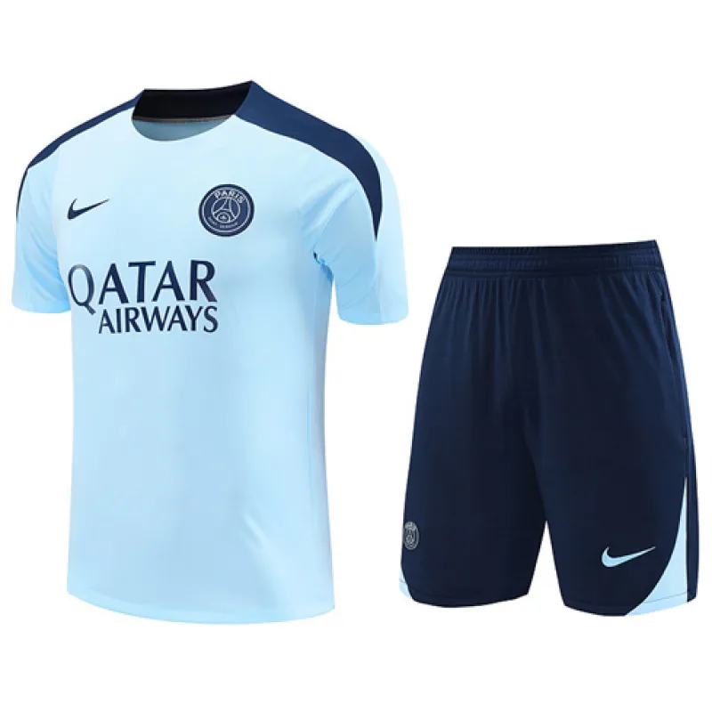 Maglia d'allenamento + pantaloncini di Paris Saint-Germain 2024/25 - Blu
