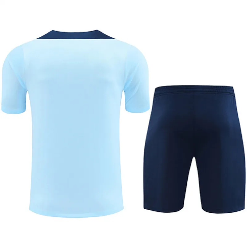 Maglia d'allenamento + pantaloncini di Paris Saint-Germain 2024/25 - Blu
