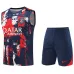 Ensemble shorts et gilet de Paris Saint-Germain 2024/25 - Bleu