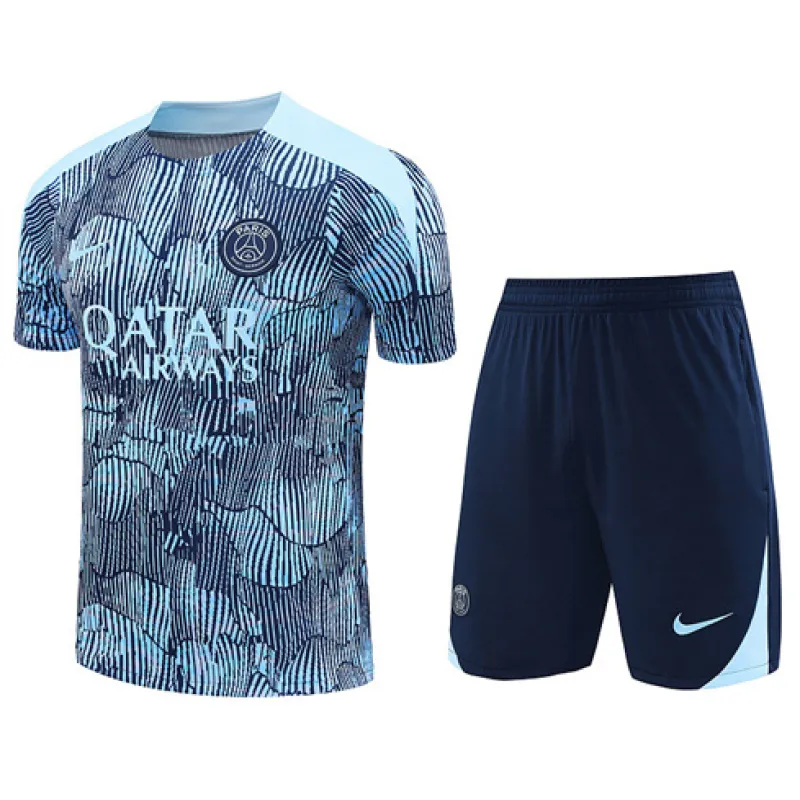 Maillot d'entraînement + shorts de Paris Saint-Germain 2024/25 - Bleu