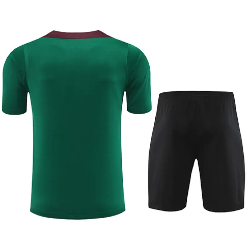Paris Saint-Germain training jersey + shorts 2024/25 - Green