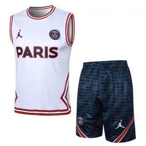 Paris Saint-Germain shorts and vest set 2024/25 - White