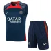 Conjunto de pantalones cortos y chaleco de Paris Saint-Germain 2024/25 - Azul