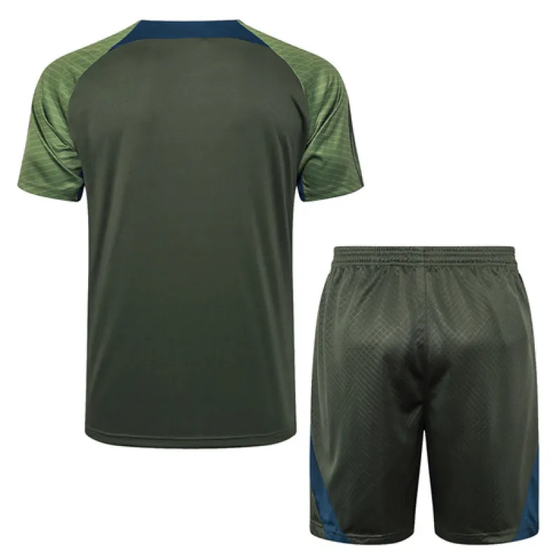 Paris Saint-Germain training jersey + shorts 2024/25 - Green