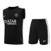 Conjunto de pantalones cortos y chaleco de Paris Saint-Germain 2024/25 - Negro