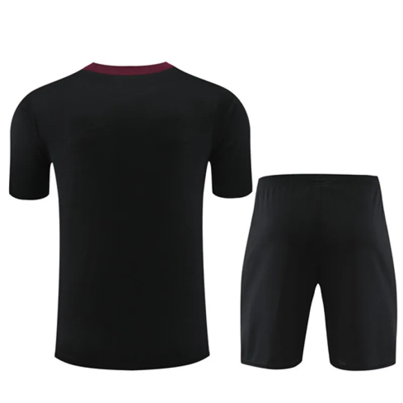 Maillot d'entraînement + shorts pour enfants de Paris Saint-Germain 2024/25 - Noir