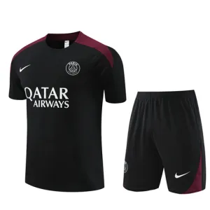 Paris Saint-Germain training jersey + shorts 2024/25 - Black