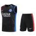 Ensemble de shorts et gilet de Paris Saint-Germain 2024/25 - Noir
