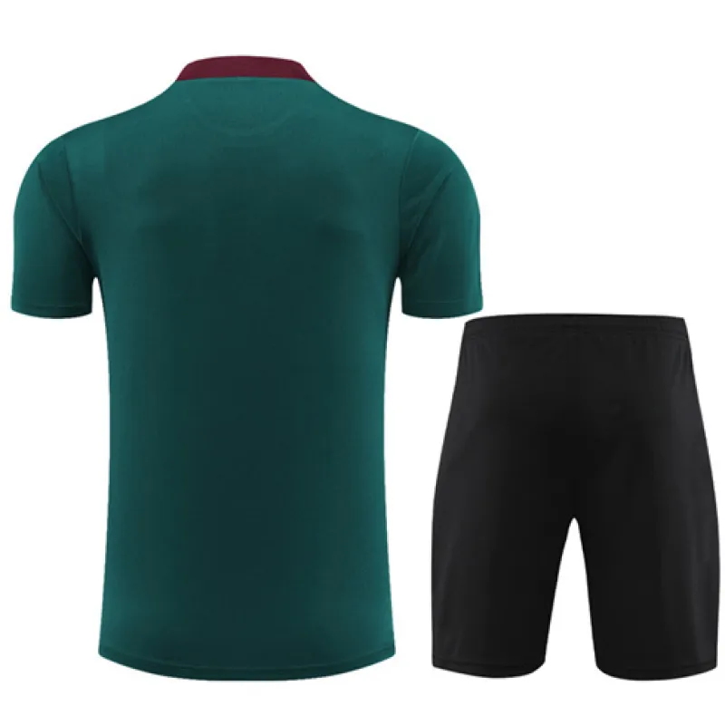Paris Saint-Germain children's training jersey + shorts 2024/25 - Green