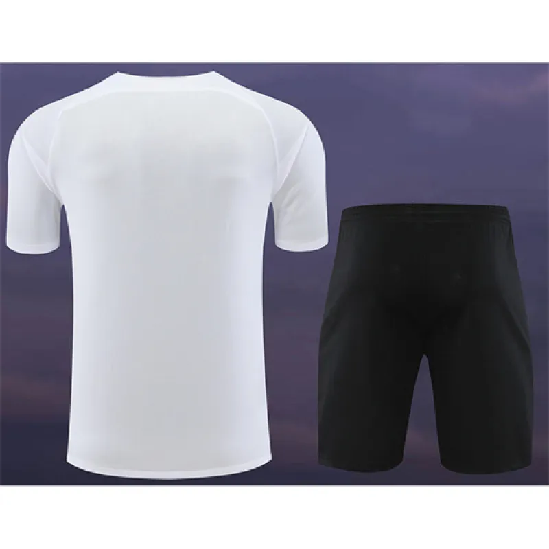 Paris Saint-Germain training jersey + shorts 2024/25 - White