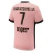 Khvicha Kvaratskhelia's Paris Saint - Germain 2024/25 Third Kit - Pink