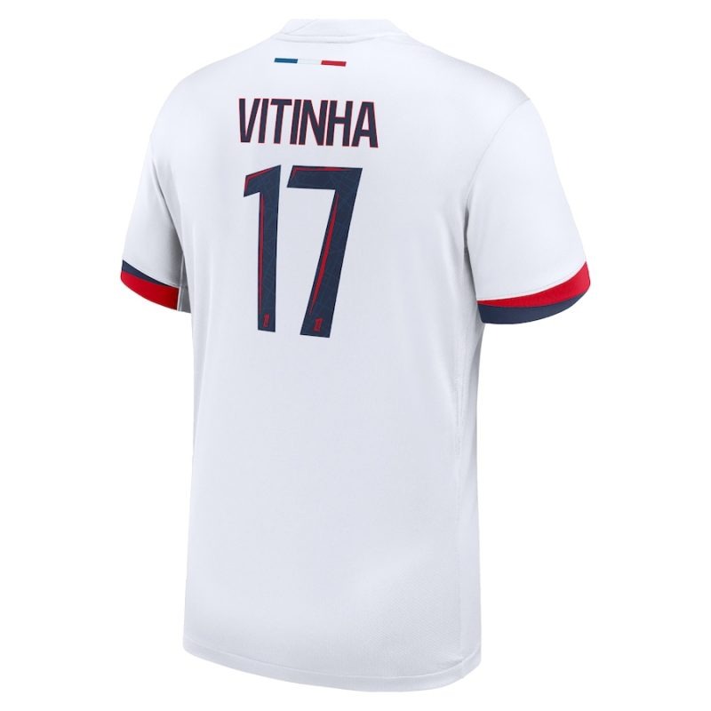 Camisa de fuera de casa de Paris Saint - Germain 2024/25 que viste Ousmane Dembélé - Blanco​