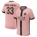 Zacharie Emery's Paris Saint - Germain 2024/25 Third Kit - Pink