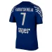 Maglia quarta di Paris Saint - Germain 2024/25 indossata da Khvicha Kvaratskhelia - Blu